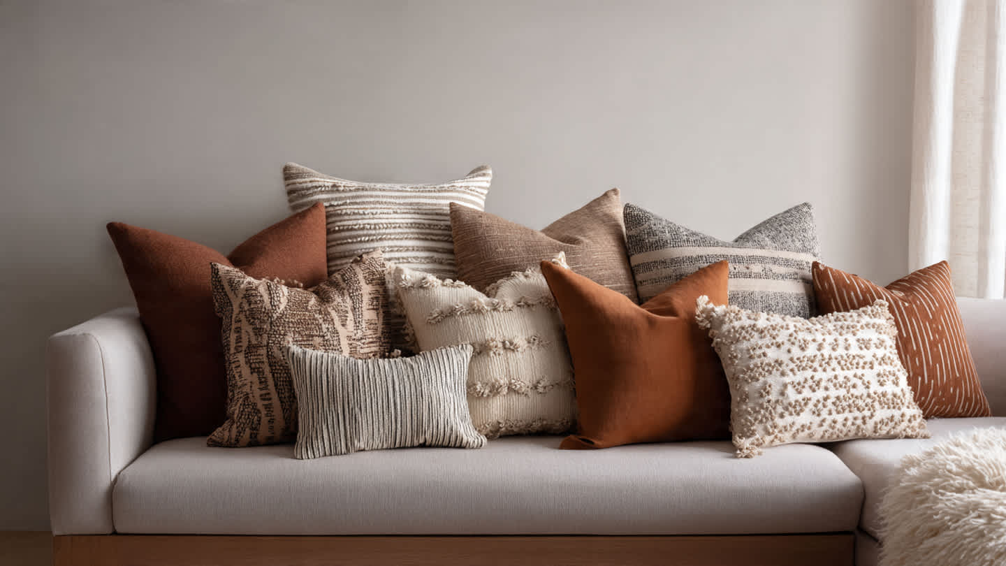 Designer formula for throw pillows